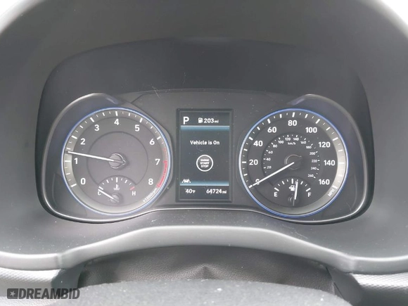 2020 Hyundai Kona Ultimate with VIN KM8K5CA5XLU520690, listed as a IAAI auction lot 41292445 with 64,724 mi miles. Bid and sale history available at carsss.com. Image 7.