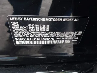 2024 BMW 7 Series 740i with VIN WBA23EH01RCR40270, listed as a IAAI auction lot 41094809 with 8,835 mi miles and . Bid and sale history available at DreamBid. Image 9.