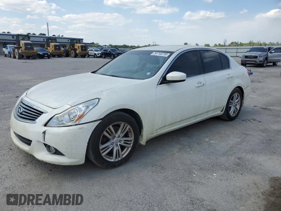 2013 Infiniti G37 Journey with VIN JN1CV6AP0DM724222, listed as a Copart auction lot 54748735 with 169,535 mi miles and Clean Title. Bid and sale history available at DreamBid. Image 1.