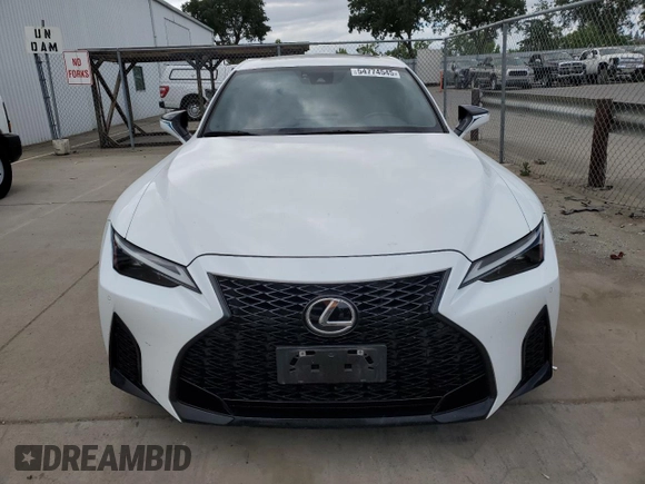 2022 Lexus IS 350 F Sport with VIN JTHGZ1B20N5050205, listed as a Copart auction lot 54774545 with 65,074 mi miles and Salvage title. Bid and sale history available at DreamBid. Image 5.