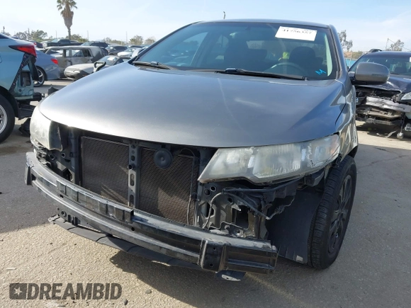 2013 Kia Forte EX with VIN KNAFU4A2XD5655018, listed as a IAAI auction lot 41756357 with 156,819 mi miles. Bid and sale history available at carsss.com. Image 6.