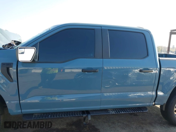 2023 Ford F-150 XL with VIN 1FTEW1EP4PKF58559, listed as a IAAI auction lot 40953057 with 7,900 mi miles. Bid and sale history available at carsss.com. Image 15.