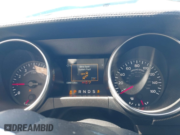 2022 Ford Mustang GT with VIN 1FA6P8CFXN5107884, listed as a IAAI auction lot 41992310 with 34,673 mi miles and . Bid and sale history available at DreamBid. Image 7.