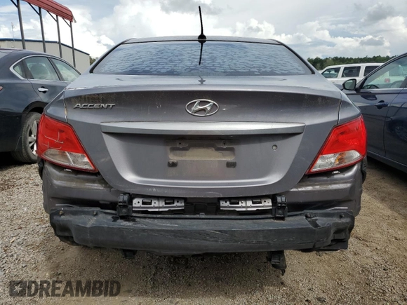2016 Hyundai Accent SE with VIN KMHCT4AE8GU964561, listed as a Copart auction lot 60882613 with 97,194 mi miles. Bid and sale history available at carsss.com. Image 6.