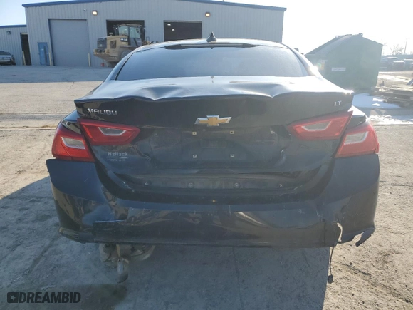 2016 Chevrolet Malibu LT with VIN 1G1ZE5ST6GF340072, listed as a Copart auction lot 45956525 with 134,148 mi miles and Salvage Title. Bid and sale history available at carsss.com. Image 6.