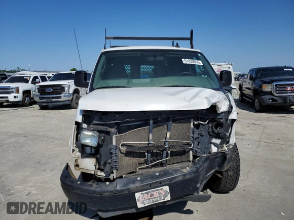 2016 Chevrolet Express Cargo with VIN 1GCWGAFF8G1131656, listed as a Copart auction lot 51832595 with 288,903 mi miles and Salvage title. Bid and sale history available at DreamBid. Image 5.