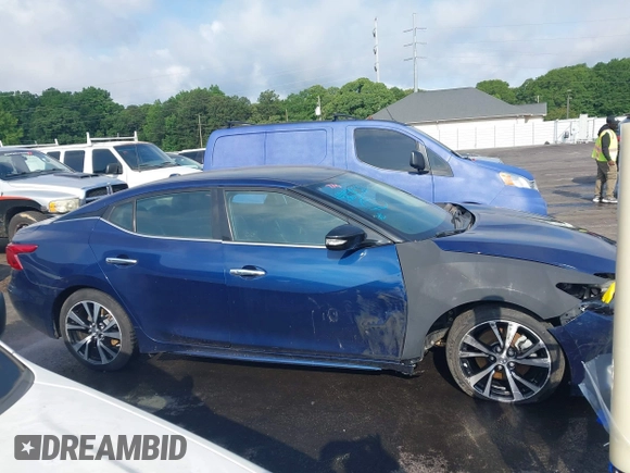 2018 Nissan Maxima SL with VIN 1N4AA6AP8JC377858, listed as a IAAI auction lot 42398320 with 119,110 mi miles and . Bid and sale history available at DreamBid. Image 14.