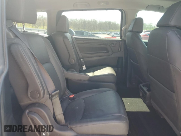 2022 Honda Odyssey EX-L with VIN 5FNRL6H73NB067462, listed as a Copart auction lot 53811365 with 44,182 mi miles and Salvage Title. Bid and sale history available at DreamBid. Image 11.
