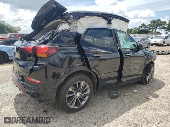 2021 Buick Encore GX Preferred with VIN KL4MMBS27MB098769, listed as a Copart auction lot 61025825 with 63,060 mi miles and Salvage title. Bid and sale history available at DreamBid. Image 3.