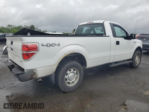 2014 Ford F-150 XL with VIN 1FTNF1EFXEKD42719, listed as a Copart auction lot 57966955 with 136,751 mi miles and Salvage title. Bid and sale history available at DreamBid. Image 3.