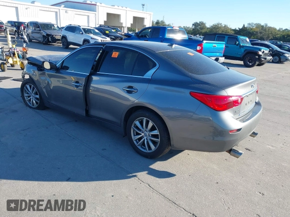 2017 Infiniti Q50 2.0t Premium with VIN JN1CV7AR4HM680223, listed as a IAAI auction lot 41293719 with 78,823 mi miles. Bid and sale history available at carsss.com. Image 3.