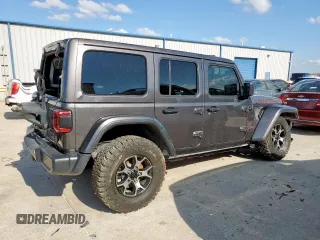 2020 Jeep Wrangler Unlimited Rubicon with VIN 1C4HJXFG3LW234034, listed as a Copart auction lot 55484915 with 23,891 mi miles and Salvage title. Bid and sale history available at DreamBid. Image 3.