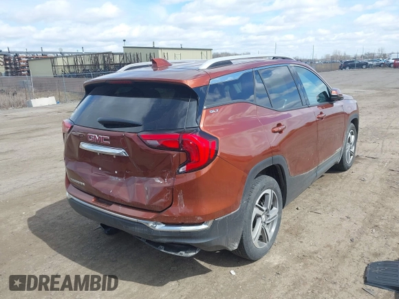 2019 GMC Terrain SLT with VIN 3GKALPEV0KL316498, listed as a IAAI auction lot 41878713 with 93,750 mi miles. Bid and sale history available at carsss.com. Image 4.