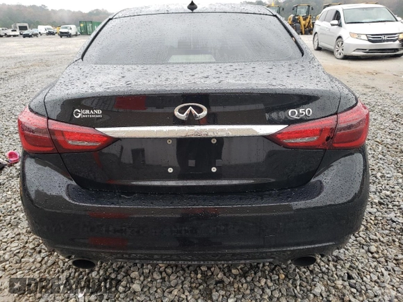 2020 Infiniti Q50 3.0t SPORT with VIN JN1EV7AP7LM201826, listed as a Copart auction lot 81064314 with 95,036 mi miles and Salvage Title. Bid and sale history available at carsss.com. Image 6.
