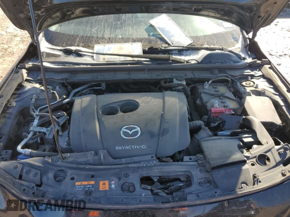 2021 Mazda 3 2.0 with VIN JM1BPAA73M1328390, listed as a Copart auction lot 44385695 with 58,467 mi miles and Salvage Title. Bid and sale history available at DreamBid. Image 11.