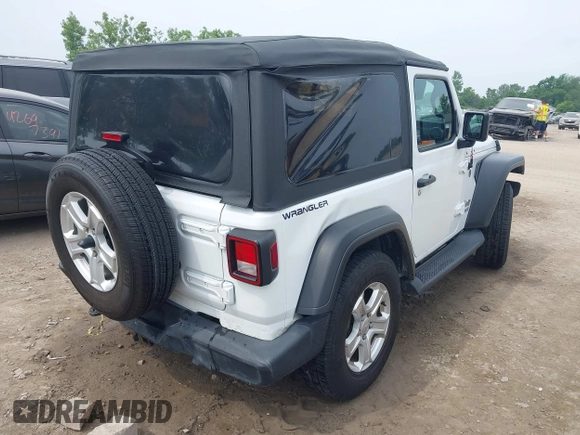 2021 Jeep Wrangler 80th Anniversary with VIN 1C4GJXAN1MW664034, listed as a IAAI auction lot 42682065 with 41,281 mi miles and . Bid and sale history available at DreamBid. Image 4.