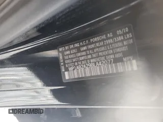 2011 Porsche Cayenne S with VIN WP1AB2A29BLA42077, listed as a Copart auction lot 62181095 with 262,754 mi miles and Salvage title. Bid and sale history available at DreamBid. Image 13.