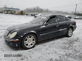 2003 Mercedes-Benz E 500 z VIN WDBUF70J13A150018, wystawiony jako Copart lot #87422454 z przebiegiem Nie podano mil oraz Szkoda całkowita • Salvage title. Historia ofert i sprzedaży dostępna na DreamBid. Obrazek 1.