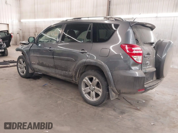2010 Toyota RAV4 Sport with VIN JTMRF4DV4A5025362, listed as a IAAI auction lot 41834326 with Not Provided miles. Bid and sale history available at carsss.com. Image 3.