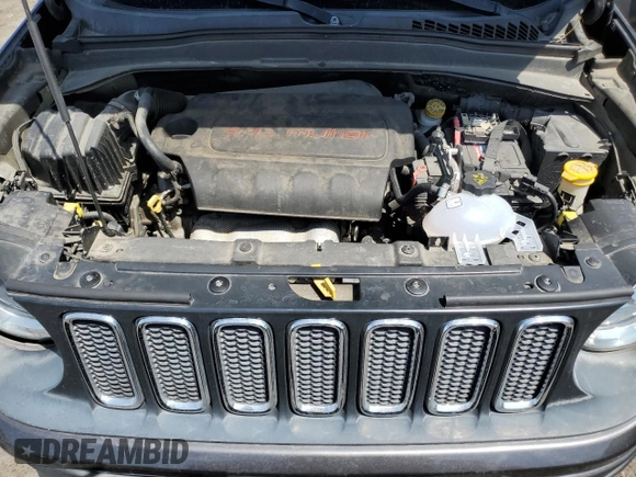 2017 Jeep Renegade Altitude with VIN ZACCJABB2HPE81020, listed as a Copart auction lot 55526015 with 98,205 mi miles and Salvage title. Bid and sale history available at DreamBid. Image 11.