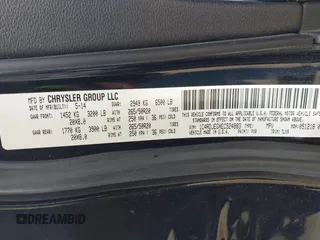 2014 Dodge Durango Citadel with VIN 1C4RDJEGXEC524883, listed as a IAAI auction lot 42357919 with 205,100 mi miles and . Bid and sale history available at DreamBid. Image 9.