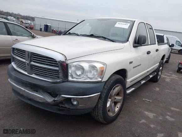 2007 Dodge Ram 1500 SLT with VIN 1D7HA18277J613206, listed as a IAAI auction lot 41464003 with NaN miles. Bid and sale history available at carsss.com. Image 2.
