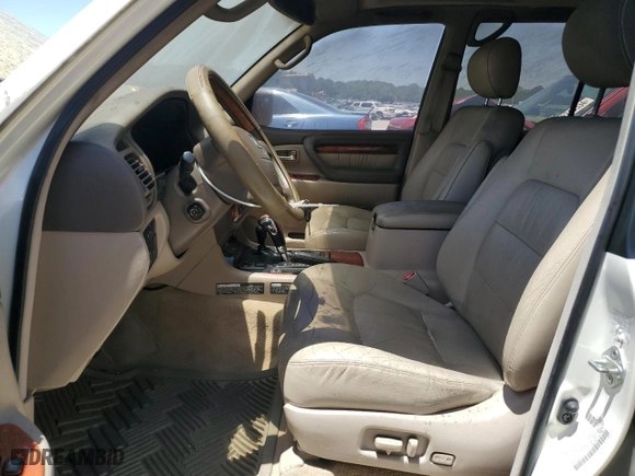 2001 Lexus LX 470 with VIN JTJHT00W613501194, listed as a Copart auction lot 58038914 with 312,193 mi miles and Salvage Title. Bid and sale history available at carsss.com. Image 7.