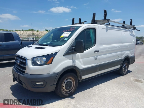 2020 Ford Transit Cargo z VIN 1FTBR1Y84LKA19741, wystawiony jako IAAI lot #42350802 z przebiegiem 90 186 mil mil oraz . Historia ofert i sprzedaży dostępna na DreamBid. Obrazek 2.
