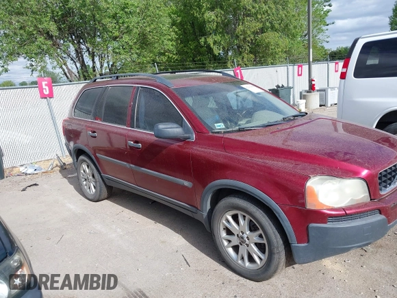 2005 Volvo XC90 with VIN YV1CZ911251165669, listed as a IAAI auction lot 42201984 with 189,754 mi miles and . Bid and sale history available at DreamBid. Image 1.