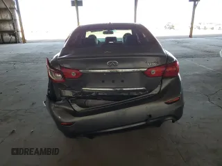 2015 Infiniti Q50 Premium with VIN JN1BV7AP1FM342088, listed as a Copart auction lot 56920195 with 106,585 mi miles and Salvage title. Bid and sale history available at DreamBid. Image 6.