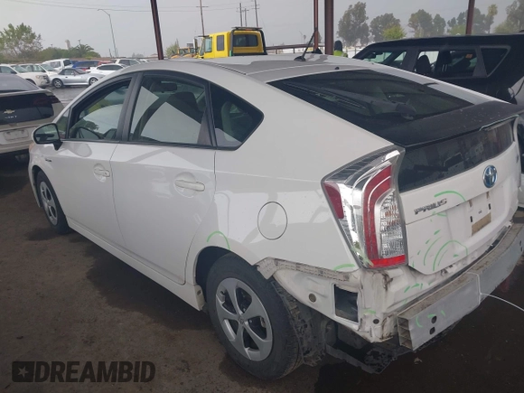 2015 Toyota Prius Four with VIN JTDKN3DU8F1919028, listed as a IAAI auction lot 41936329 with 73,001 mi miles. Bid and sale history available at carsss.com. Image 3.