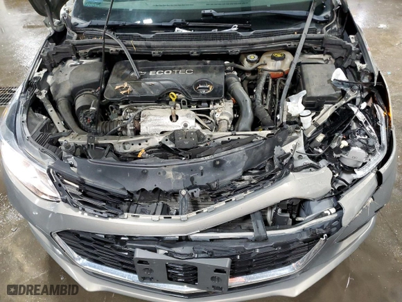 2017 Chevrolet Cruze LT with VIN 1G1BH5SEXH7240935, listed as a Copart auction lot 80716814 with 80,719 mi miles and Salvage Title. Bid and sale history available at carsss.com. Image 12.