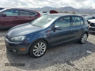 2013 Volkswagen Golf TDI w/Sunroof & Nav z VIN WVWNM7AJ0DW119096, wystawiony jako Copart lot #51337595 z przebiegiem 218 156 mil mil oraz Czysty tytuł • Clean title. Historia ofert i sprzedaży dostępna na DreamBid. Obrazek 1.