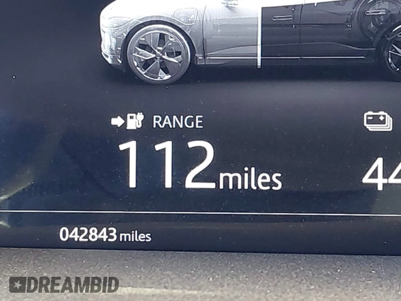 2019 Jaguar I-PACE HSE with VIN SADHD2S10K1F72747, listed as a IAAI auction lot 41948849 with 42,843 mi miles. Bid and sale history available at carsss.com. Image 16.