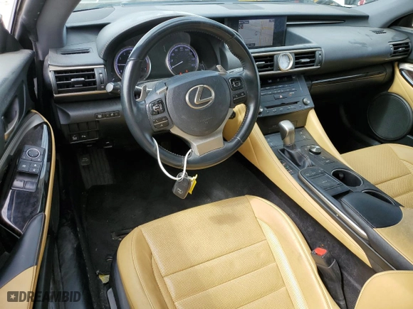 2015 Lexus RC 350 with VIN JTHHE5BC8F5000430, listed as a Copart auction lot 73548564 with 209,510 mi miles and Salvage Title. Bid and sale history available at carsss.com. Image 8.