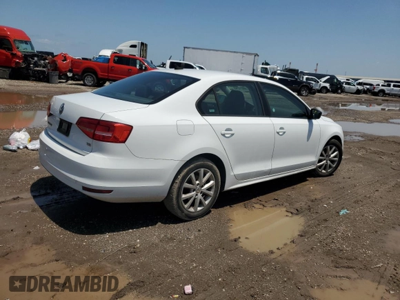 2015 Volkswagen Jetta SE with VIN 3VWD17AJ1FM295322, listed as a Copart auction lot 56074745 with 114,170 mi miles and Salvage title. Bid and sale history available at DreamBid. Image 3.