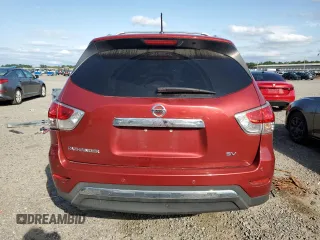 2015 Nissan Pathfinder SV with VIN 5N1AR2MN3FC705681, listed as a Copart auction lot 52330535 with 151,673 mi miles and Salvage Title. Bid and sale history available at carsss.com. Image 6.