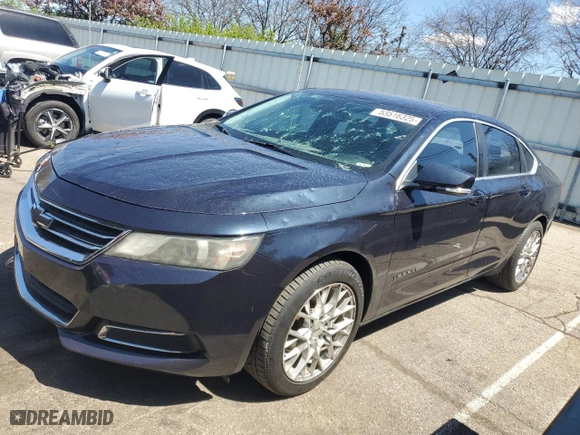2014 Chevrolet Impala LT Eco with VIN 2G1135SR6E9225808, listed as a Copart auction lot 53516325 with 153,406 mi miles and Salvage Title. Bid and sale history available at carsss.com. Image 1.