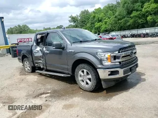 2020 Ford F-150 XL with VIN 1FTEW1CPXLFA13083, listed as a Copart auction lot 55293305 with 71,644 mi miles and Salvage title. Bid and sale history available at DreamBid. Image 13.