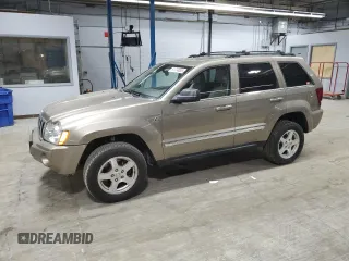 2005 Jeep Grand Cherokee Limited with VIN 1J4HR58N05C544214, listed as a Copart auction lot 57714055 with 153,452 mi miles and Clean title. Bid and sale history available at DreamBid. Image 1.
