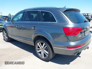 2015 Audi Q7 Premium Plus with VIN WA1LGAFE7FD002275, listed as a IAAI auction lot 42314167 with 144,291 mi miles and . Bid and sale history available at DreamBid. Image 3.
