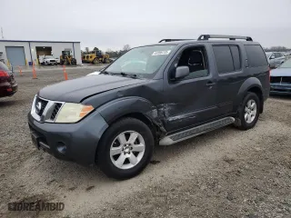 2011 Nissan Pathfinder SV with VIN 5N1AR1NN7BC611533, listed as a Copart auction lot 44896235 with 168,397 mi miles and Salvage Title. Bid and sale history available at carsss.com. Image 1.