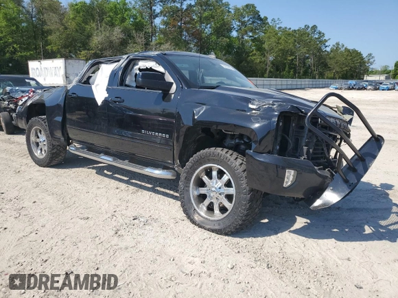 2018 Chevrolet Silverado 1500 LT with VIN 3GCUKRECXJG503244, listed as a Copart auction lot 52792825 with 107,029 mi miles and Salvage Title. Bid and sale history available at DreamBid. Image 4.