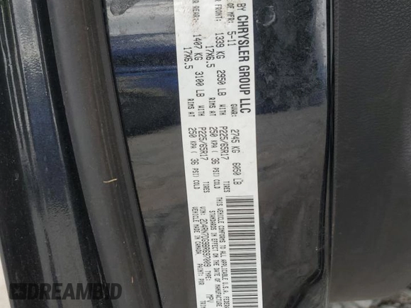 2011 Dodge Grand Caravan R/T with VIN 2D4RN7DG9BR697009, listed as a Copart auction lot 42514555 with 134,949 mi miles and Salvage Title. Bid and sale history available at DreamBid. Image 15.