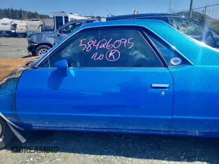 1981 Chevrolet El Camino z VIN 1GCCW80HXBZ404115, wystawiony jako Copart lot #58426095 z przebiegiem Nie podano mil oraz Szkoda całkowita • Salvage title. Historia ofert i sprzedaży dostępna na DreamBid. Obrazek 7.