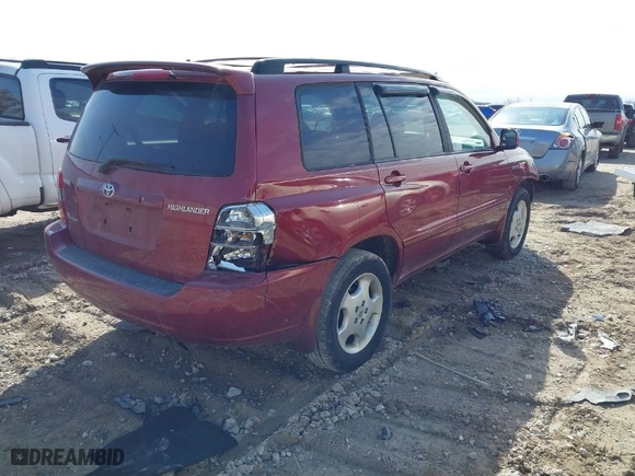 2005 Toyota Highlander with VIN JTEEP21A350110032, listed as a IAAI auction lot 41701585 with 223,277 mi miles. Bid and sale history available at carsss.com. Image 4.