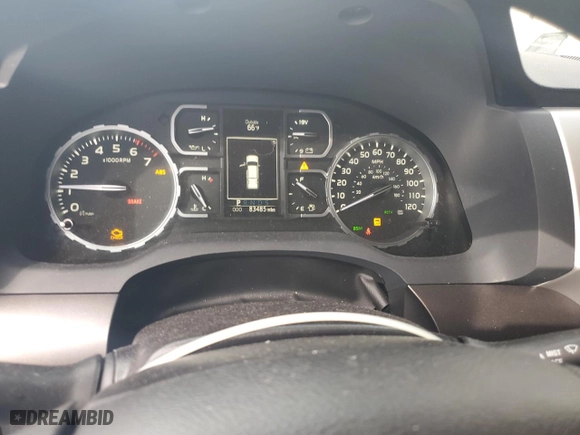 2021 Toyota Tundra 2WD SR5 with VIN 5TFEY5F16MX288101, listed as a Copart auction lot 46713405 with 83,485 mi miles and Salvage Title. Bid and sale history available at carsss.com. Image 9.