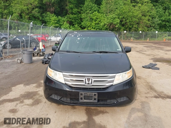 2011 Honda Odyssey EX-L with VIN 5FNRL5H68BB071178, listed as a IAAI auction lot 42286324 with 213,847 mi miles and . Bid and sale history available at DreamBid. Image 12.