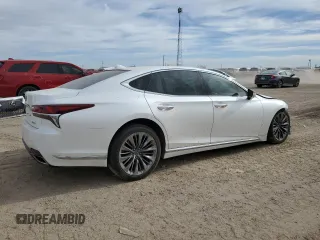 2020 Lexus LS with VIN JTHD51FF0L5011137, listed as a Copart auction lot 84896604 with 44,878 mi miles and Salvage Title. Bid and sale history available at carsss.com. Image 3.
