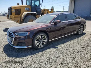 2020 Audi A8 with VIN WAU8EAF85LN004508, listed as a Copart auction lot 65188065 with 36,605 mi miles and Clean title. Bid and sale history available at DreamBid. Image 1.